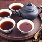 OEM Package Fuzhuan Brick Tea By Big Leaf Tea Golden Flower Chinese Tea